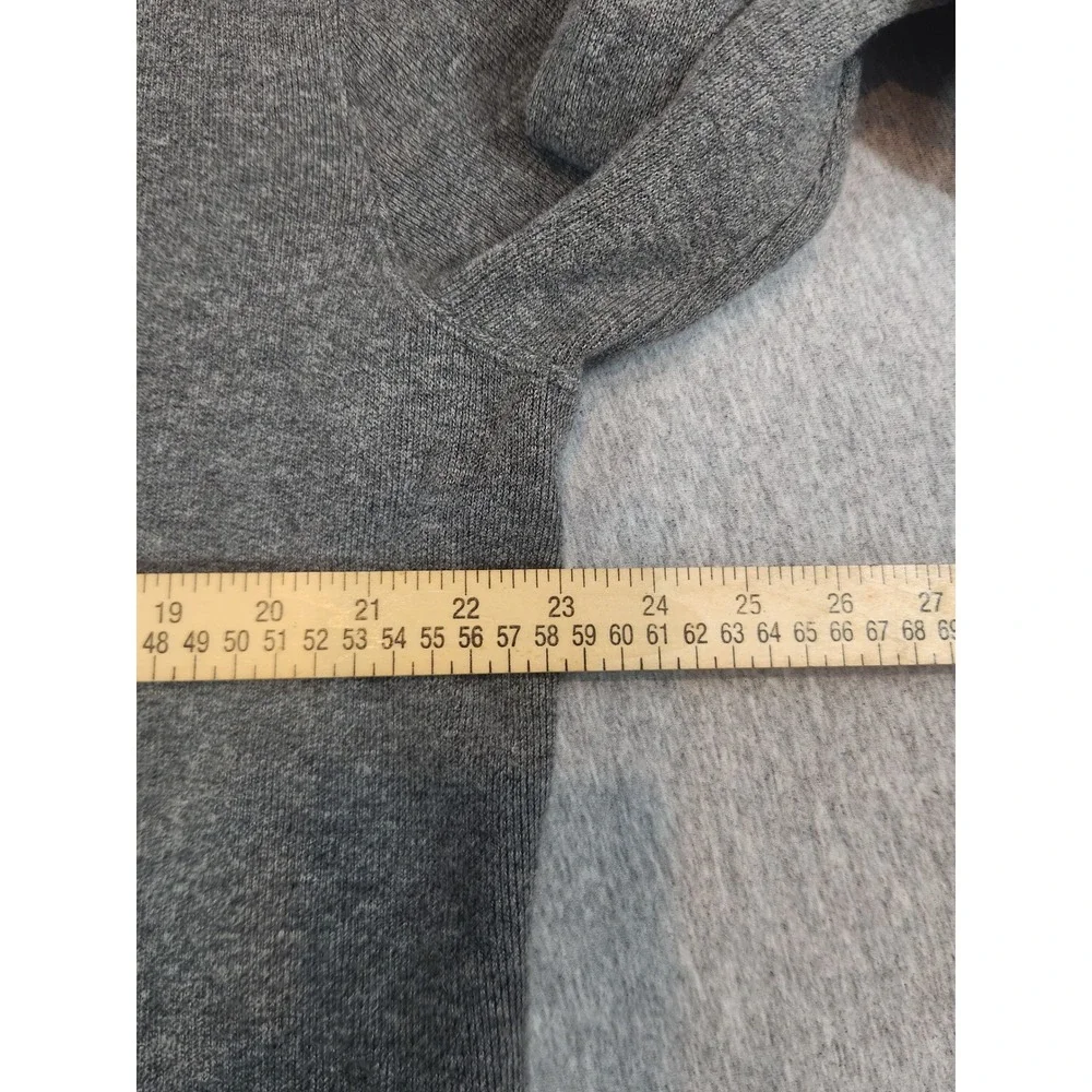 Polo Ralph Lauren Quarter Zip Sweater Mens L Gray Heather Knit Mock Neck